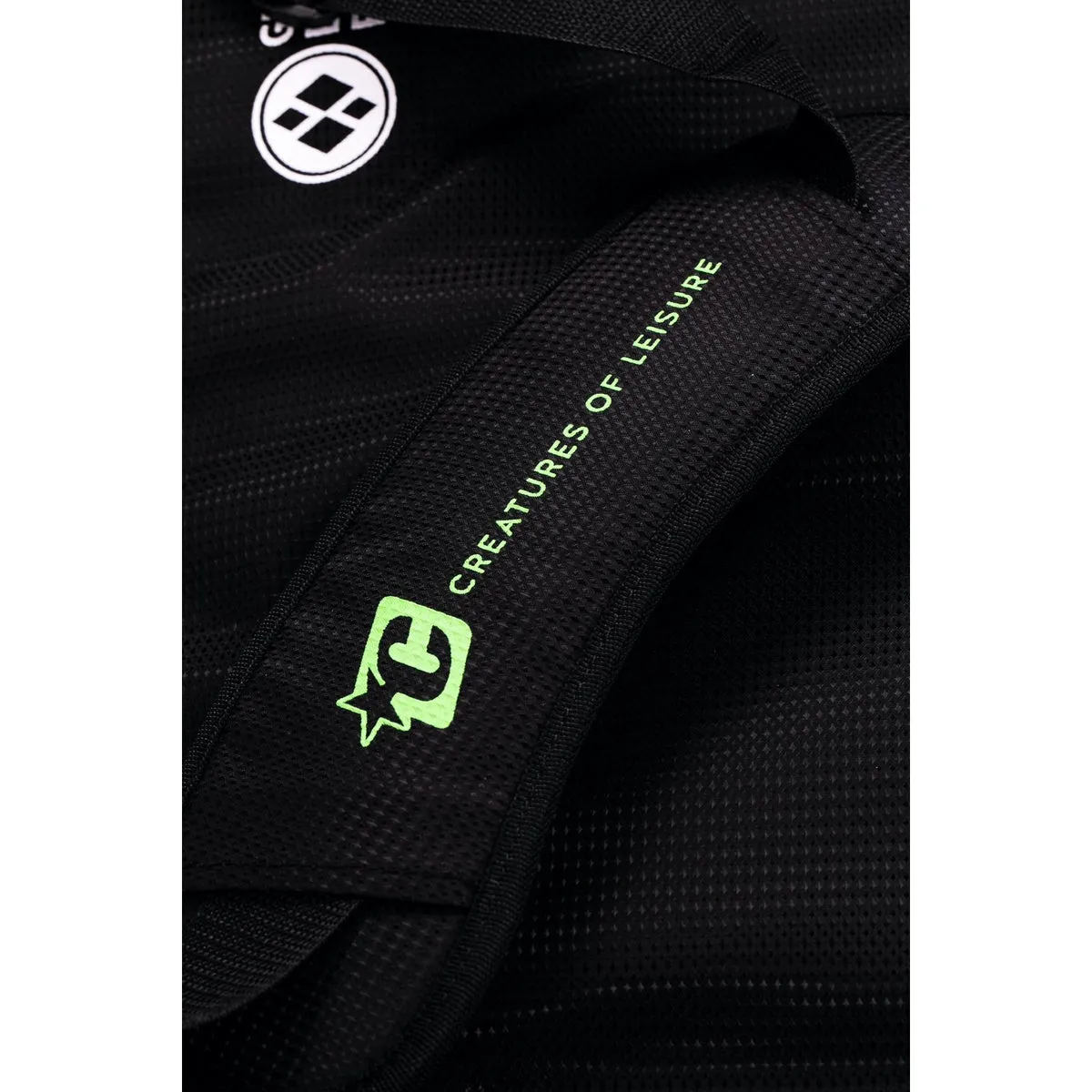 Creatures of Leisure board bag - Fish Double : Black Lime Hybrid/Fun