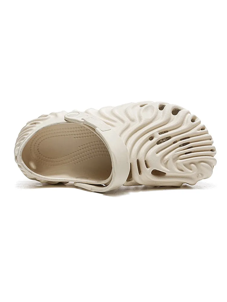 Men's Outdoor Wear Dual-Purpose Anti-Slip Hollow Beach Slipper&Sandals