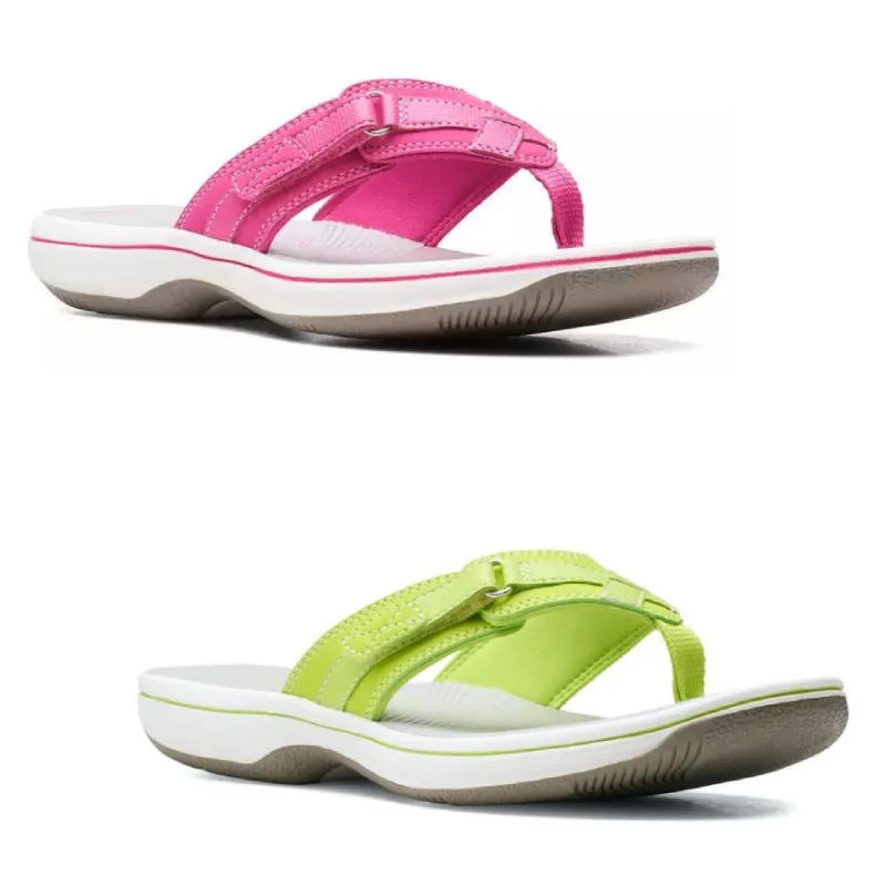 OCW Orthopedic Sandals For Women Breathable Buckle Arch Support Flip-flops Colorful Summer