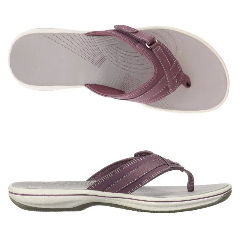 OCW Orthopedic Sandals For Women Breathable Buckle Arch Support Flip-flops Colorful Summer