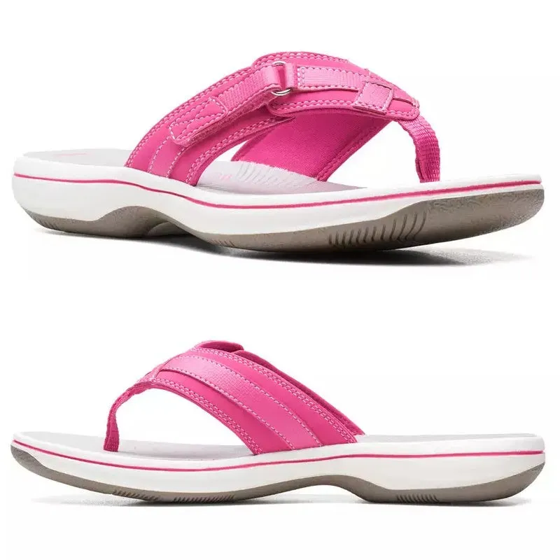 OCW Orthopedic Sandals For Women Breathable Buckle Arch Support Flip-flops Colorful Summer