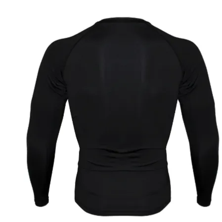 Rashguard Men: black long sleeve