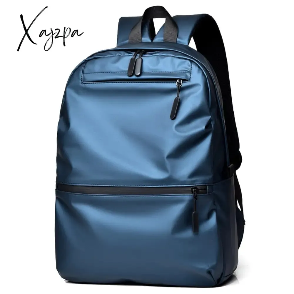 Xajzpa - High Capacity Ultralight Backpack For Men Soft Polyester Fashion School Backpack  Laptop Waterproof Travel Shopping Bags Men's
