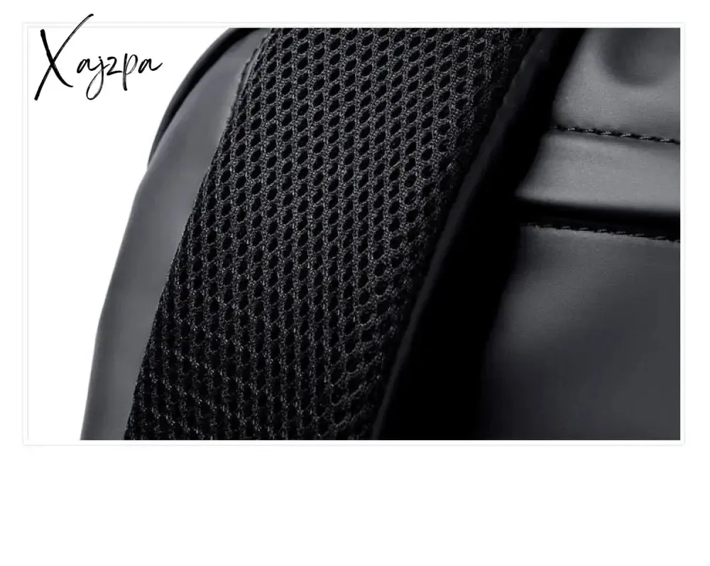 Xajzpa - High Capacity Ultralight Backpack For Men Soft Polyester Fashion School Backpack  Laptop Waterproof Travel Shopping Bags Men's